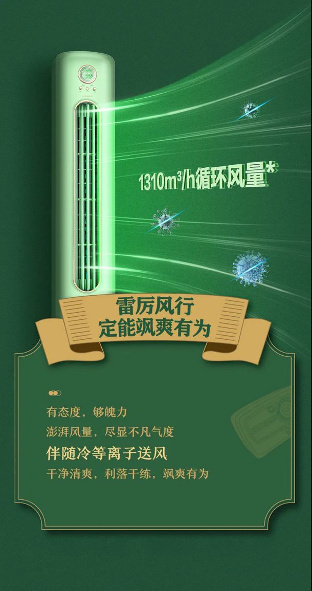 力摩登空调引领年轻人复古潮流九游会j9ag打破单一设计格